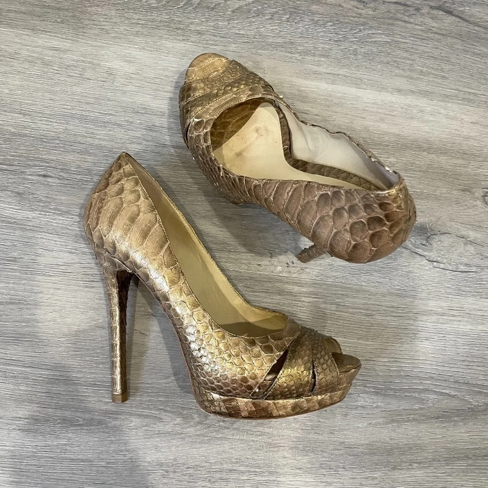 Alexandre Birman Saks Fifth Avenue Tan Pumps